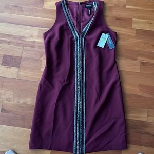 Laundry by Shelli Segal bordeaux short dress